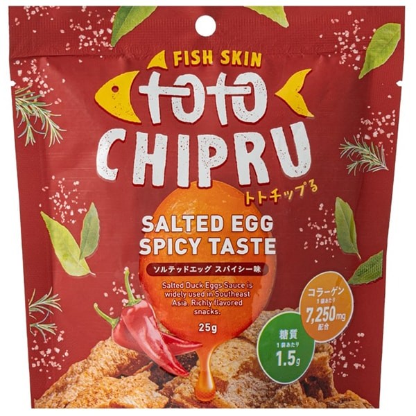 에스글로 토트 칩 솔티드 에그 매운 맛 25g