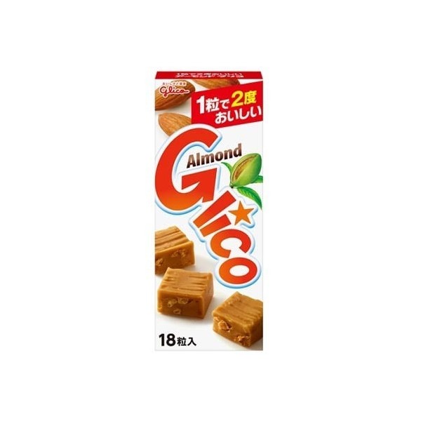 글리코 Glico 아몬드 글리코 18알 [과자 1상자]