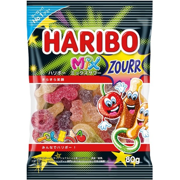 하리보 하리보 하리보 사워 믹스 사워 80g