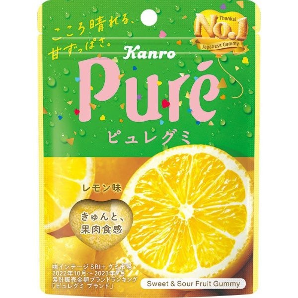 KANRO 칸로퓨레구미 레몬 56g