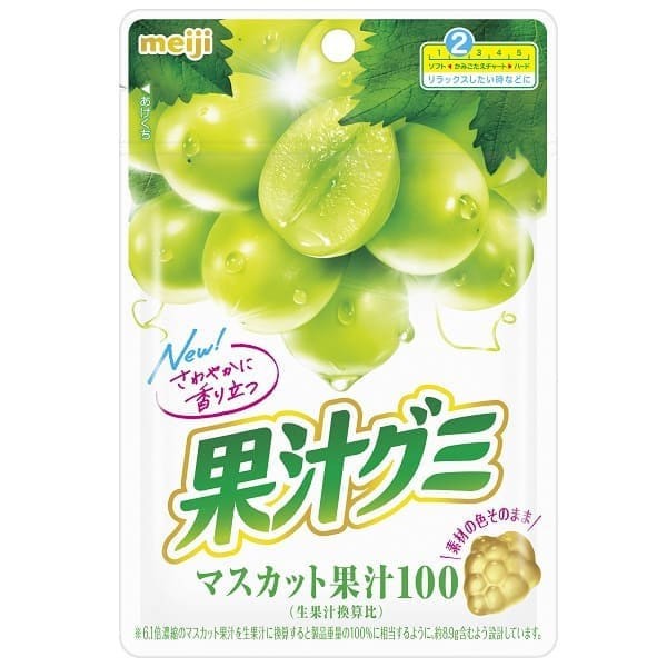 메이지 meiji 메이지 과즙 구미 무스카트 54g