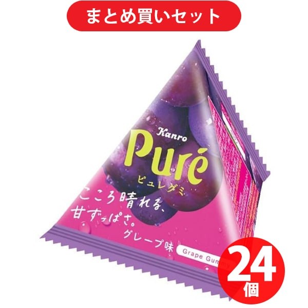 칸로 퓨레구미뿌치 삼각 포도 13g 24개 세트