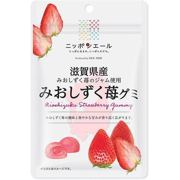 JA 전농 일본 에일 시가현산 미오시즈쿠 딸기 구미 40g