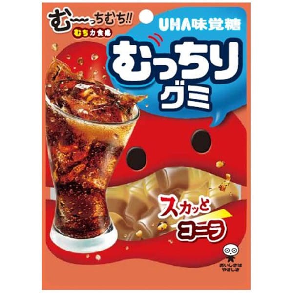 UHA 미각 설탕 무찌리 구미 콜라 80g