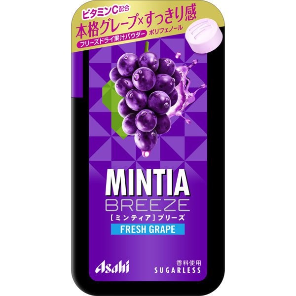 아사히 그룹 식품 Asahi 민티아 민티아 브리즈 신선한 포도 [청량 과자]