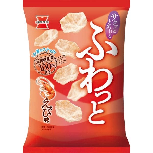 이와즈카 제과 부드럽게 부드러운 새우 맛 45g