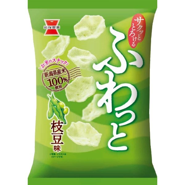 이와즈카 제과 푹신한 완두콩 맛 41g