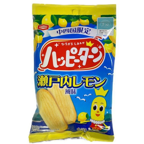 아지칼 나카 시코쿠 한정 해피 턴 세토 우치 레몬 맛 34g