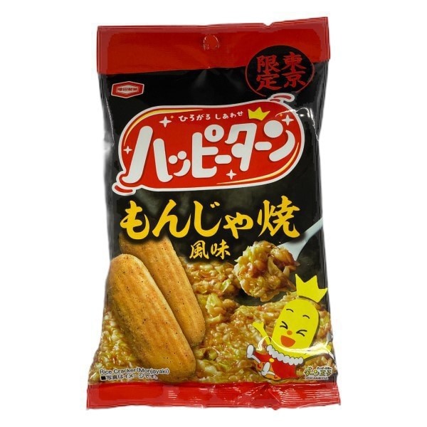 카메다 제과 도쿄 한정 해피 턴 몬자야키 맛 34g