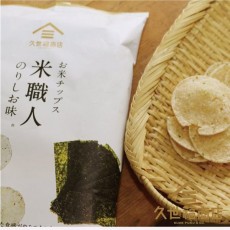 구세 후쿠 상점 쌀 칩스 쌀 장인 김 짠맛 100g