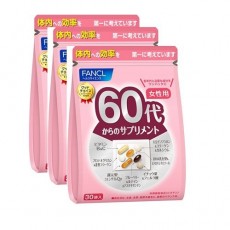 판클 FANCL 60대부터의 보충제 여성용(개 포장 30포×3봉 세트)