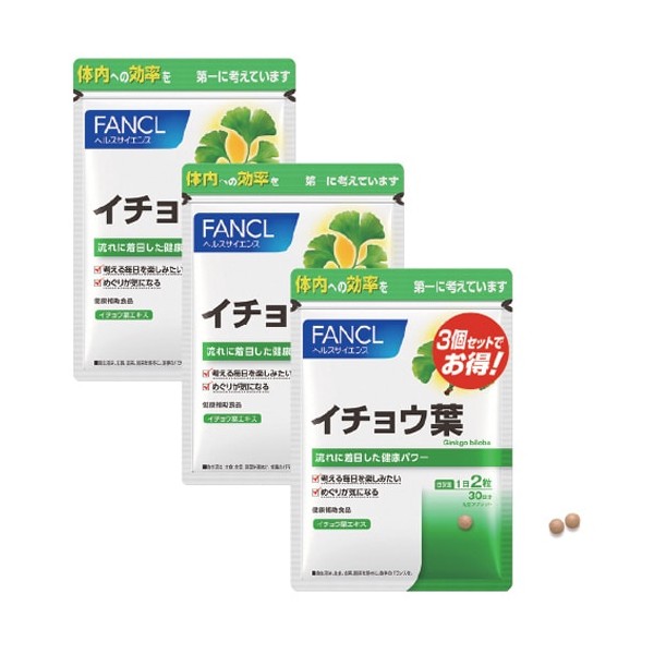 판클 FANCL 이쇼바 덕용 3봉 세트 90일분