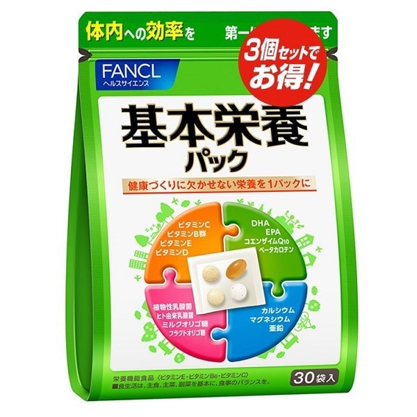 판클 FANCL 판클 기본 영양 팩 90봉
