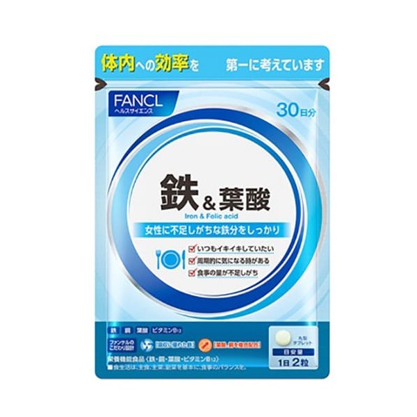 판클 FANCL 철&엽산 30일분