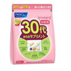 판클 FANCL 30대부터의 보충제 여성용(개 포장 30포 가제트 봉투입)