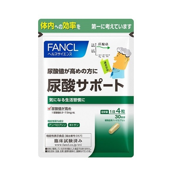 판클 FANCL 5245 [요산 서포트 30일분 120립]
