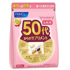 판클 FANCL 50대부터의 서플리먼트 여성용(개 포장 30포가제트봉투입)