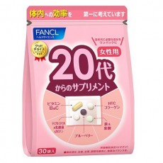 판클 FANCL 20대부터의 보충제 여성용(개 포장 30포 가제트 봉투 입)