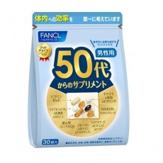 판클 FANCL 50대부터의 보충제 남성용(개 포장 30포 가제트봉투입)