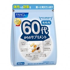 판클 FANCL 60대부터의 보충제 남성용(개 포장 30포 가제트 봉투 입)