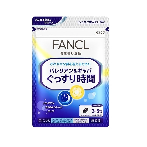 판클 FANCL 발레리안 & 개바 흠뻑 시간 30~50일분