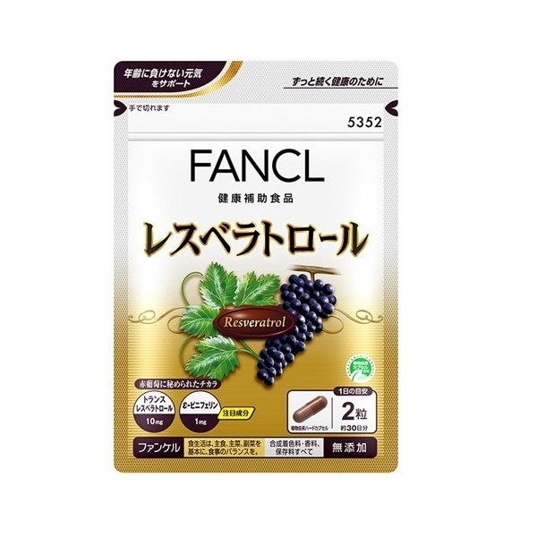 판클 FANCL 보충제 레스베라트롤 60 알 30 일분