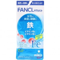판클 FANCL 판클 철 + 비타민 B6 비타민 B12 20 일분