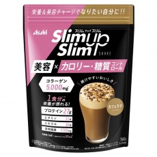 아사히 그룹 식품 Asahi 슬림 업 슬림 프레셔스 셰이크 카페 라떼 맛 360g [다이어트 지원 식품]