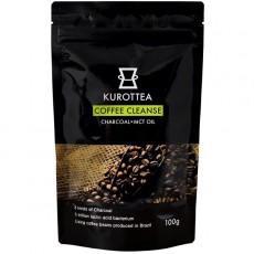 크로티 커피 KUROTTEA COFFEE CLEANSE 차콜 커피 [크로티 커피 클렌즈 100g MCT 오일 유산균 5조개 3종의 숯 커피 다이어트]