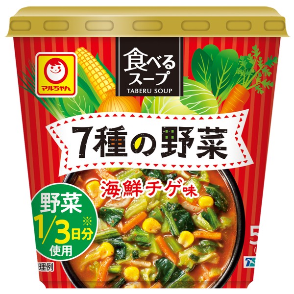 동양 수산 마루 짱 【한정】 먹는 스프 7 종의 야채 해물 치게 맛 15g [가공 식품]