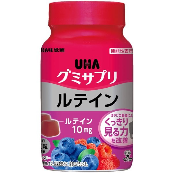 UHA 미각당 구미사프리 루테인 병 30 일분 [보충제]