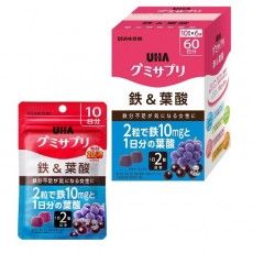 UHA 미각당 UHA 구미사프리 철&엽산 60일분(10일분×6상자)
