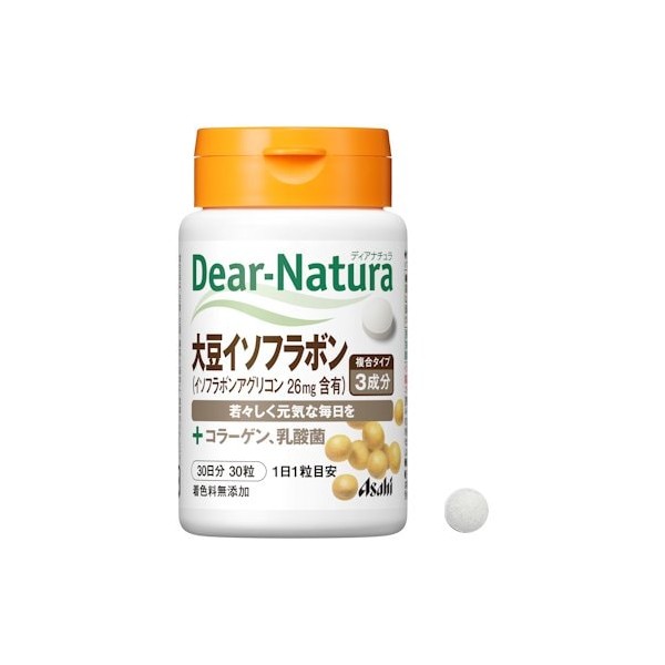 디어 내츄럴 Dear-Natura 대두 이소플라본 with 콜라겐 유산균 30립(30일분)