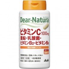 디어 내츄럴 Dear-Natura 비타민 C・아연・유산균・비타민 B2・비타민 B6 120알입(60일분)
