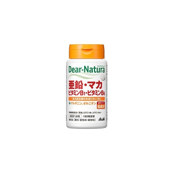 디어 내츄럴 Dear-Natura 아연・마카・비타민B1・비타민B6 60입(30일분)