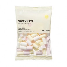 무인양품 3색 마시멜로 50g 간식 군것질