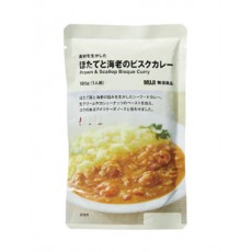 무인양품 레토르트 카레 매운맛 Lv.1 가리비 새우 비스크카레 180g