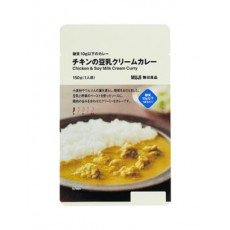 무인양품 레토르트 카레 매운맛 Lv.1 치킨 두유 크림카레 180g