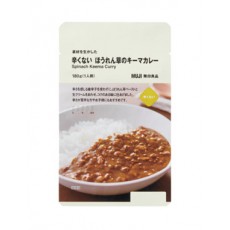무인양품 레토르트 카레 매운맛 Lv.0 시금치 키마카레 180g