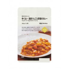 무인양품 레토르트 카레 매운맛 Lv.0 사과 채소 카레 180g