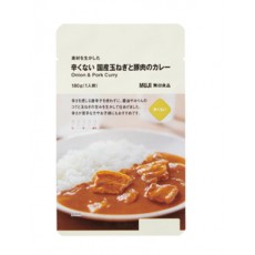 무인양품 레토르트 카레 매운맛 Lv.0 어니언 포크카레 180g