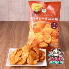 패밀리마트 토르티야 칩 스파이시 타코스 90g 일본 편의점 과자 간식