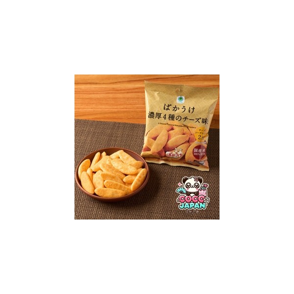 패밀리마트 바카우케 농후 4종 치즈맛 42g 일본 편의점 센베이