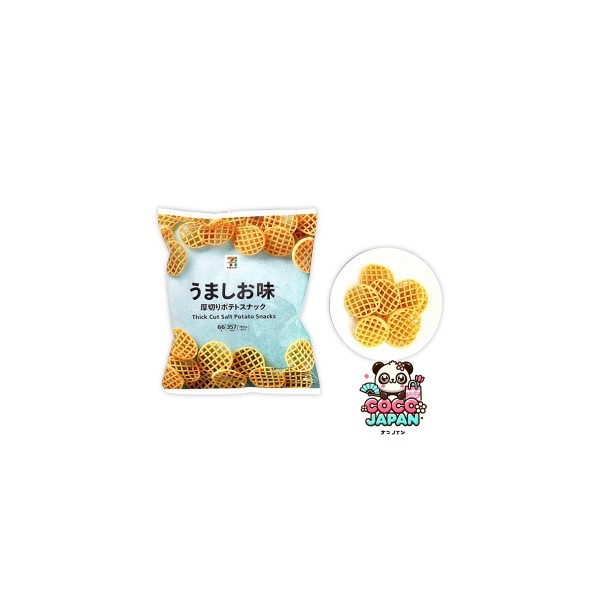 세븐일레븐 아츠기리 포테이토 우마시오맛 66g 일본 편의점 과자