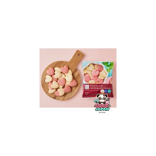 로손 스트로베리&코코넛 비스킷 38g 일본 편의점 간식 군것질
