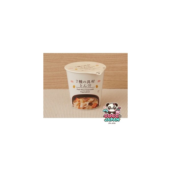로손 7종 건더기 톤지루 일본 편의점 컵스프
