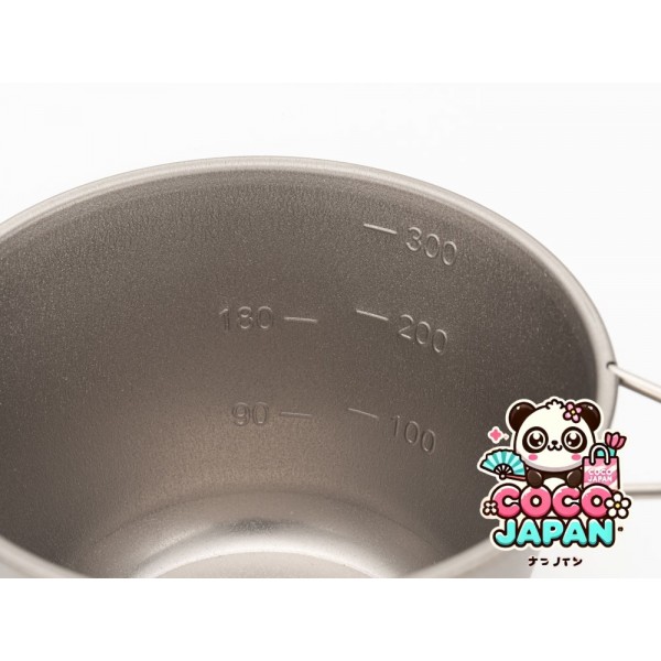 스노우피크 깊은 티타늄 쉘라 컵 뚜껑 포함