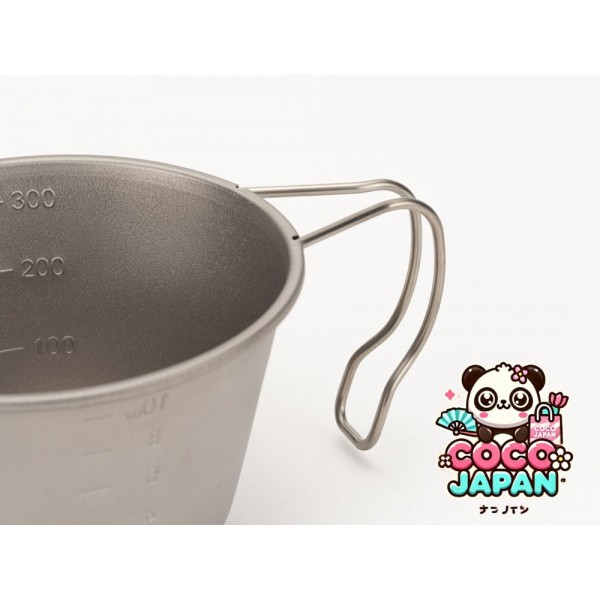 스노우피크 깊은 티타늄 쉘라 컵 뚜껑 포함