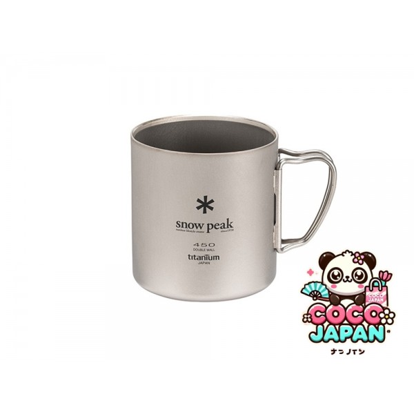 스노우피크 티타늄 더블 머그컵 450