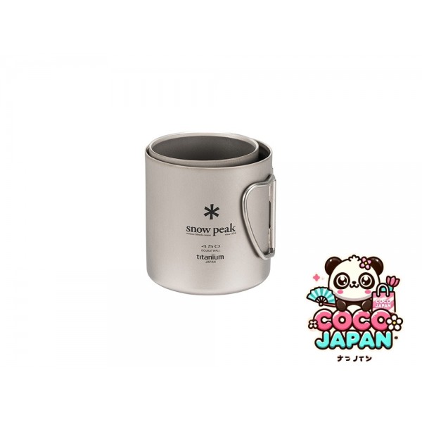 스노우피크 티타늄 더블 머그컵 450